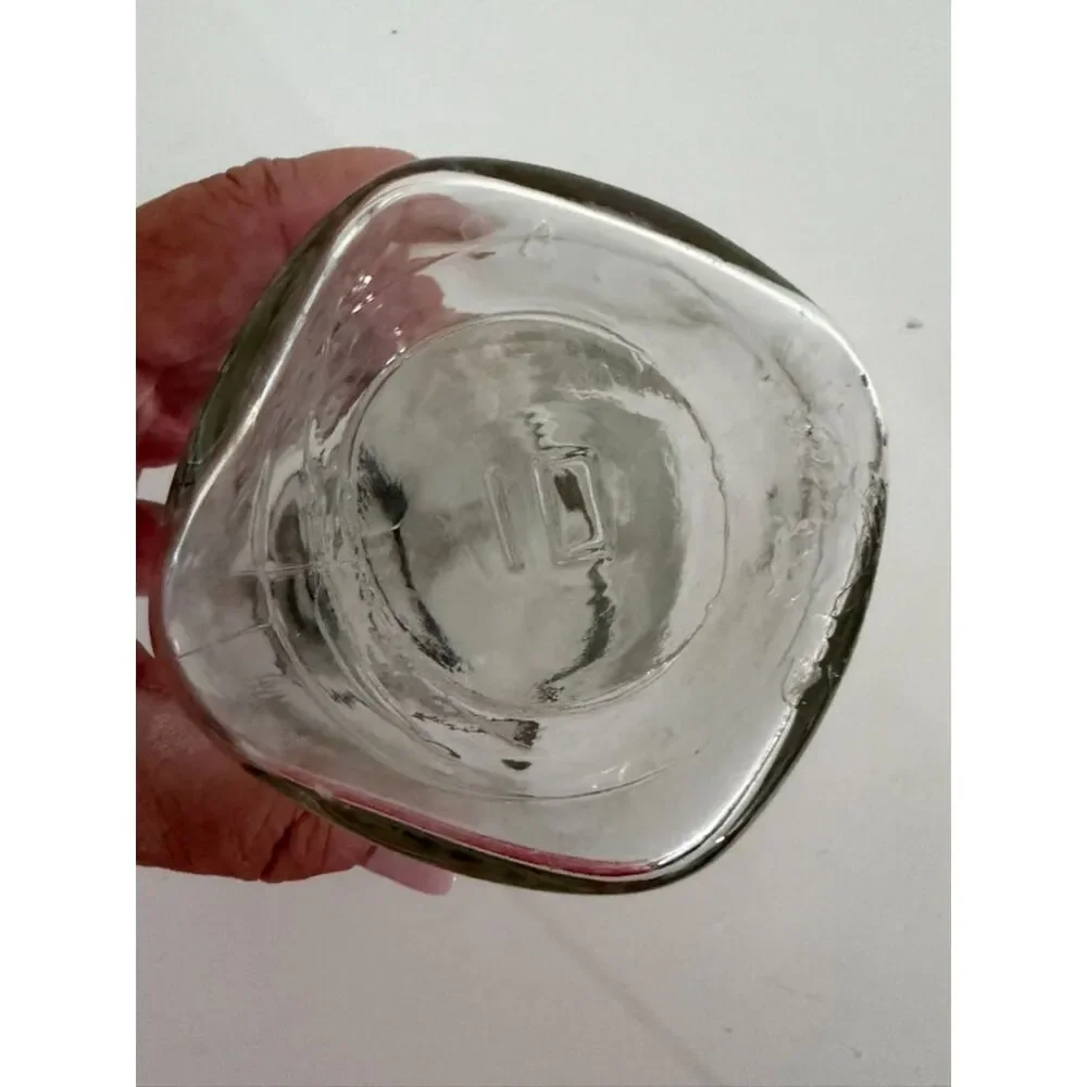 vtg ball ideal pint canning jar with glass lid and wire bail